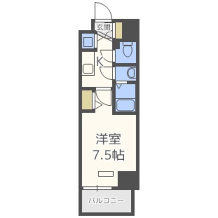 プレサンス北浜ラ・フェスタの物件間取画像